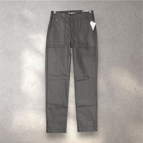 Kut from the Kloth Denim - KUT From The Kloth Reese Ankle Straight Leg Pants Women’s 0 Gray Minimalist Chic